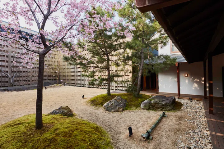 Garden in Azumi Setoda in Hiroshima, Japan.