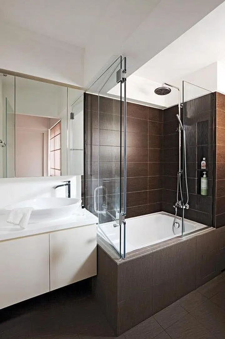 Although not a full-sized bathtub, a soak tub offers a similar pampering treatment in a smaller space.