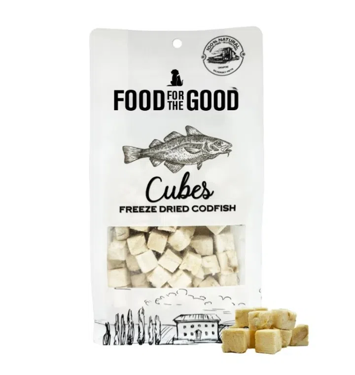 Food For The Good Freeze Dried, Air Dried, Cubes For Dogs & Cats Single Ingredient Treats