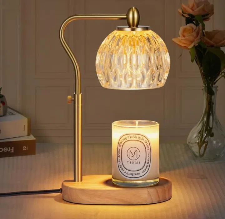 NVRGIUP Gold Candle Warmer Lamp