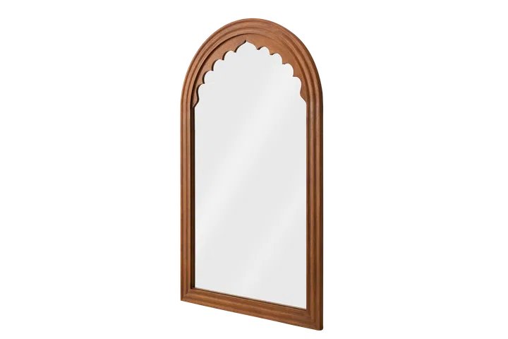 Castlery Tan France Rayan floor mirror (120cm x 200cm). Also comes in a wall mirror (120cm x 90cm) variant.