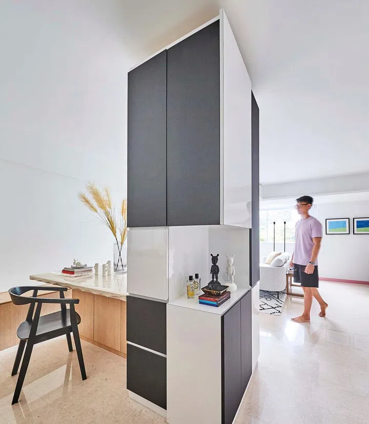 House Tour: $130k renovation for a three-room Bukit Merah HDB Resale flat to create space and privacy