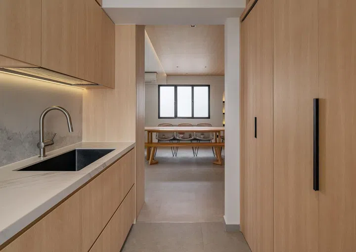 kitchen Koze Studios executive mansionette scandi style