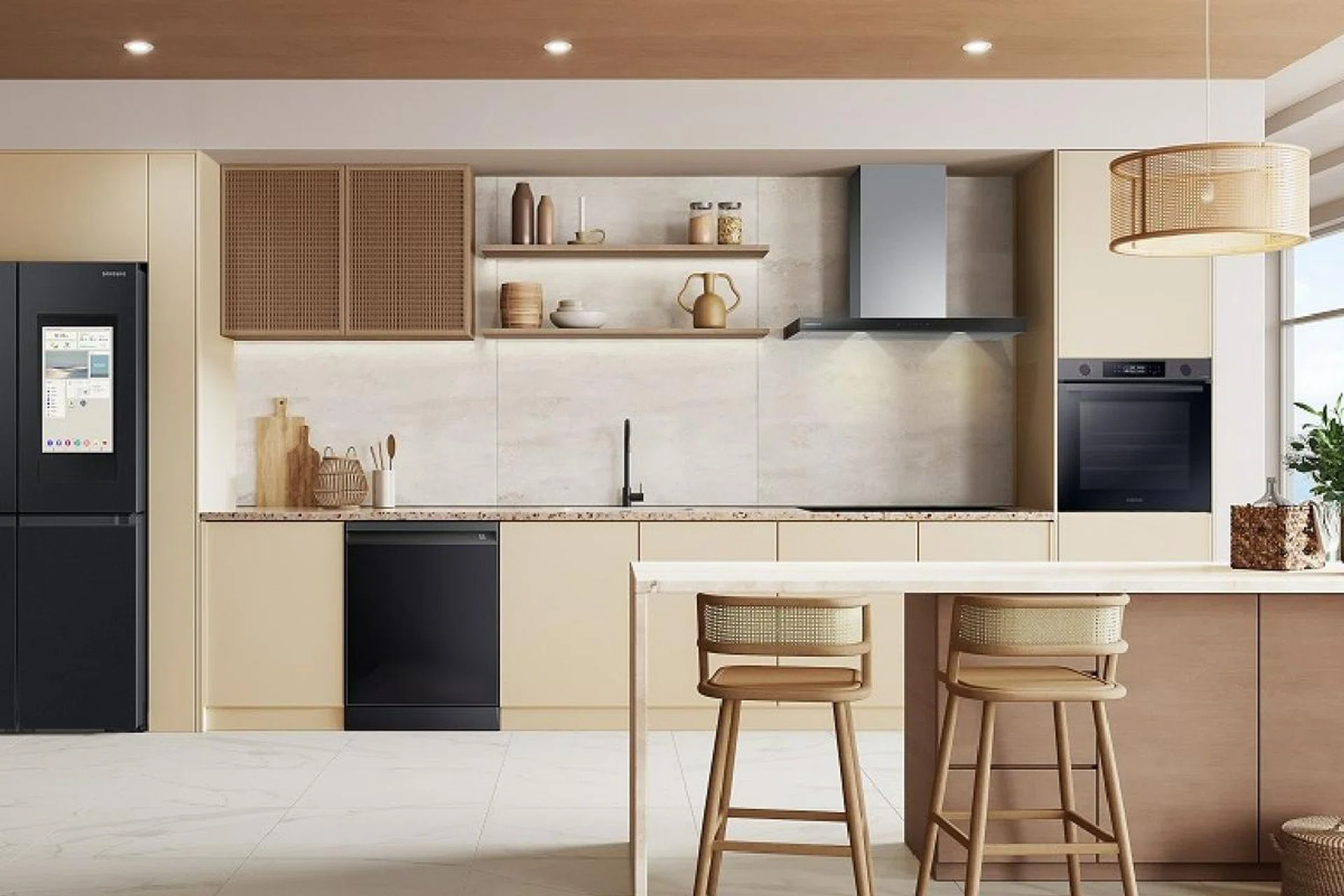 Modern kitchen by Samsung Kitchen Appliances