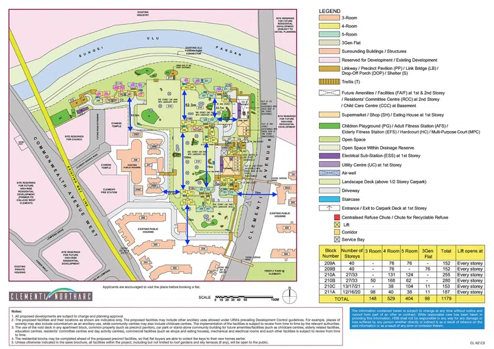 Clementi NorthArc Site Plan