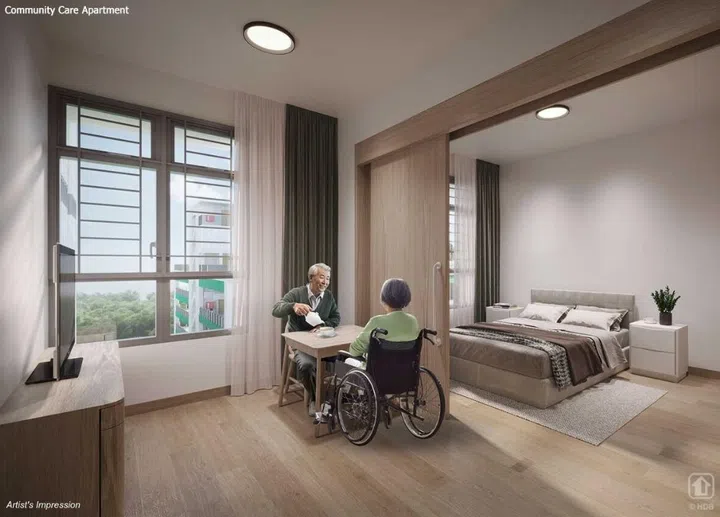 Artist's impression of Community Care Apartments in Fernvale Plains – Standard (Oct 2025 Build-To-Order).