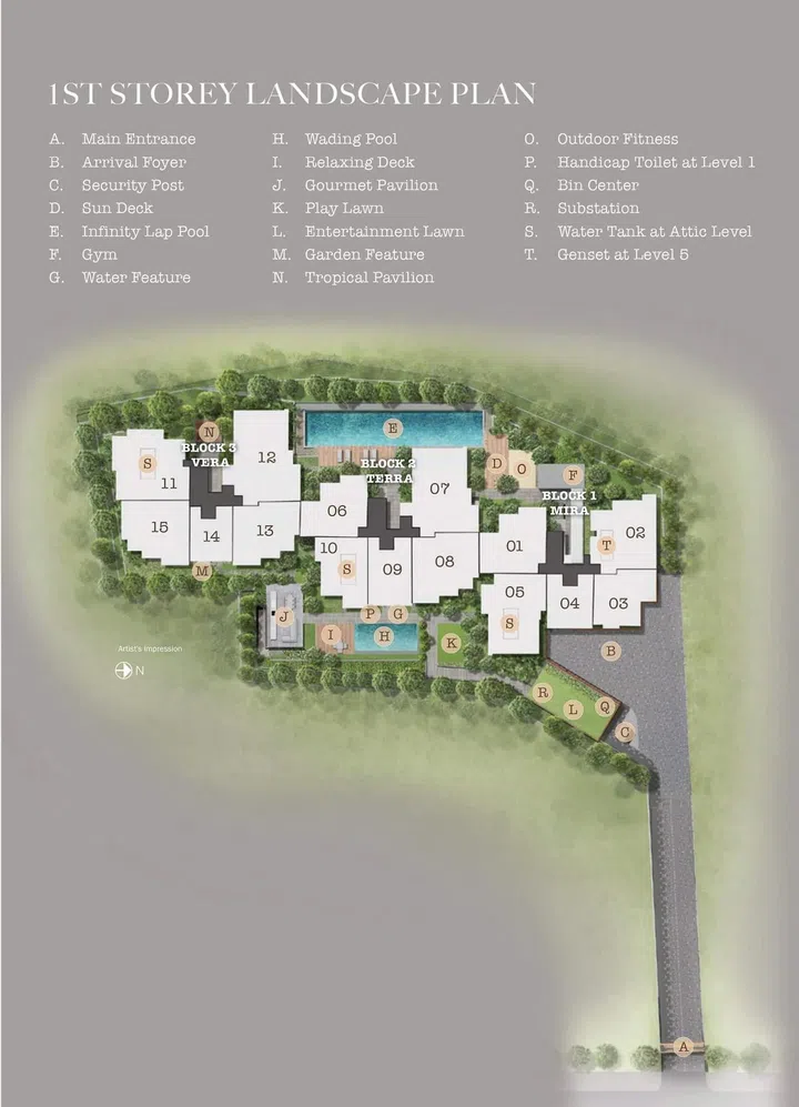 35 Gilstead road condo site plan. Image from official 35 Gilstead website