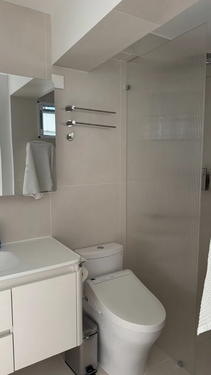 The Primary En Suite is a new addition, comprising a shower, vanity and toilet. 

