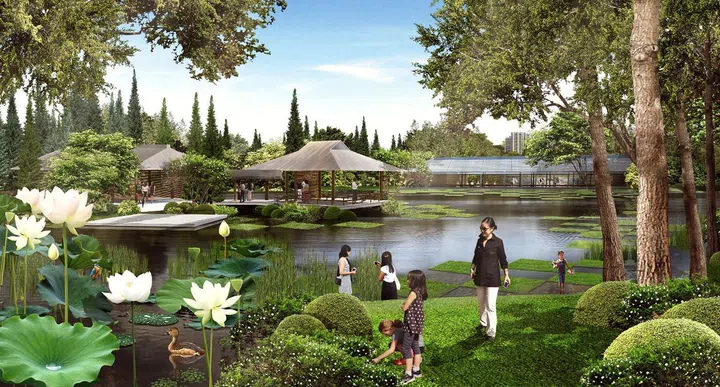 Water gardens. PHOTO: COURTESY OF NPARKS