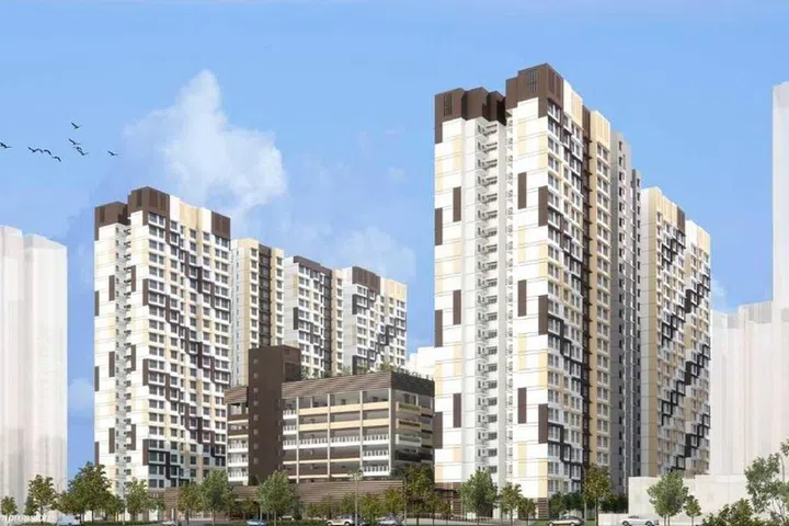 Artist's impression of Fernvale Sails HDB BTO (Standard), launched in the October 2024 BTO sales exercise.