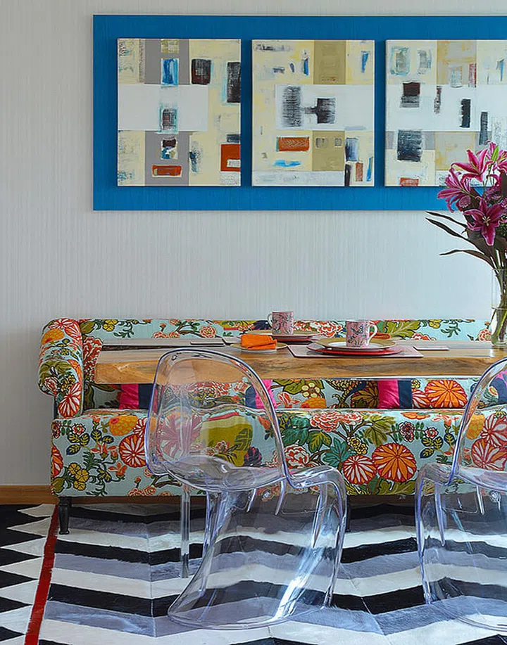 Eclectic and electric, an Australian lady with an art collection's two-bedroom condo