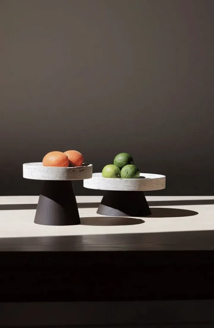 Coliseu pedestals from Origin Made designed by Gabriel Tan and Cherie Er. (Photo: Origin Made)