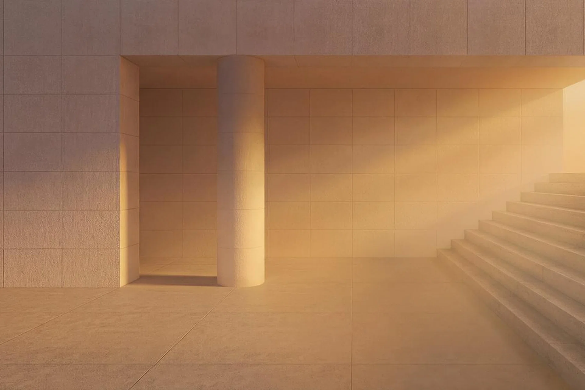 Artist’s impression of the German home appliance brand Gaggenau’s upcoming architectural installation in a historic Milanese villa, ‘Presence’ at Milan Design Week 2026 (21-26 April 2026).