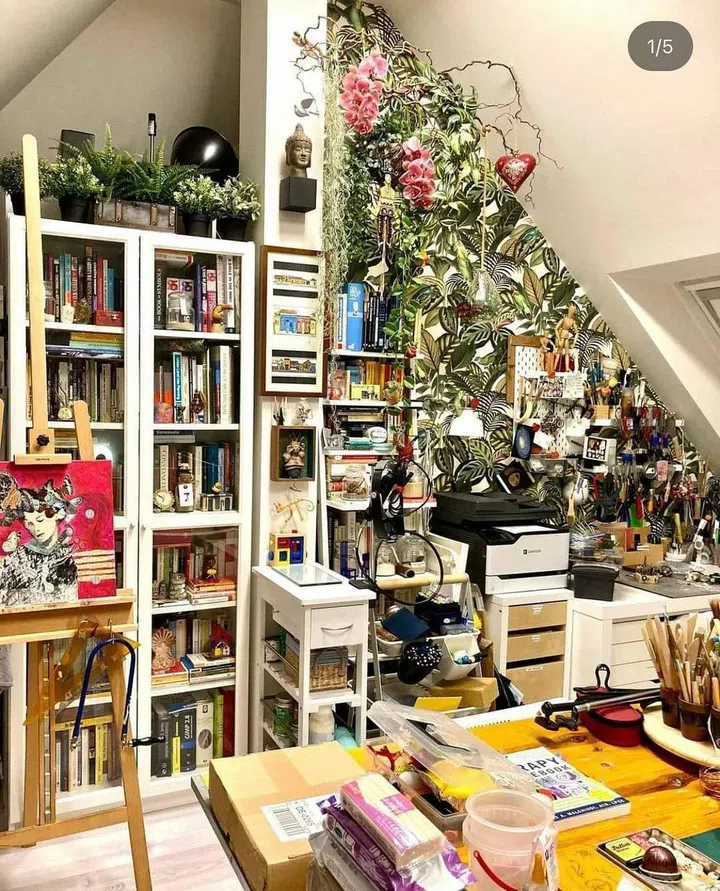 Cluttercore meaning Singapore home decor trend. Image Instagram @thecluttercore posted on 11 Nov 2021