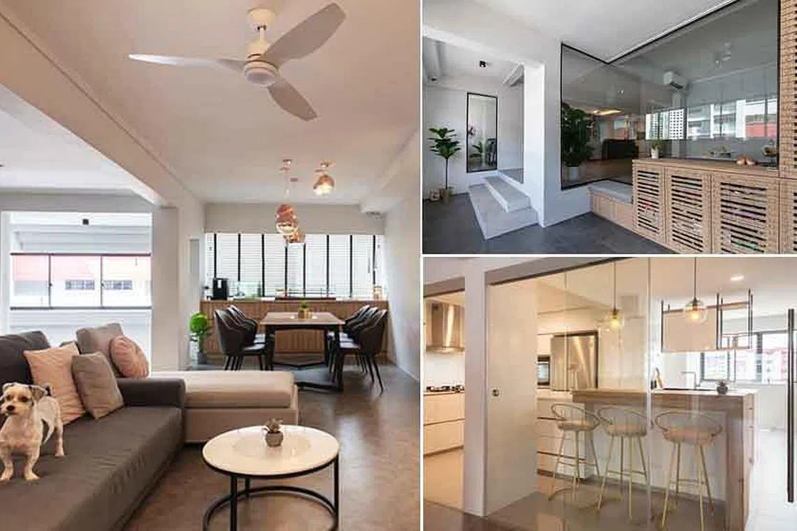 $110,000 Modern minimalist renovation for a jumbo HDB in Marsiling ...