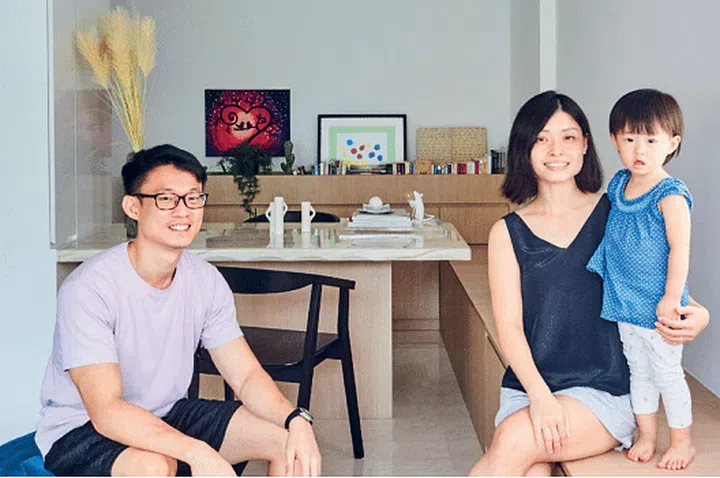 House Tour: $130k renovation for a three-room Bukit Merah HDB Resale flat to create space and privacy