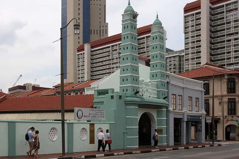 Exterior of the Jamae Mosque.