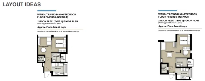 Suggested floor plan for Sembawang Beacon.