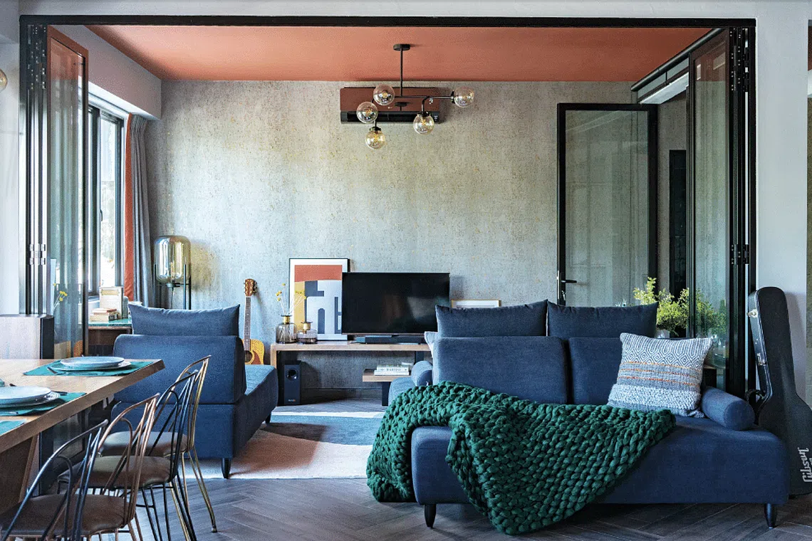 Image showcasing Home Tour: $100,000 Renovation for this eclectic 2-bedroom Telok Kurau ...