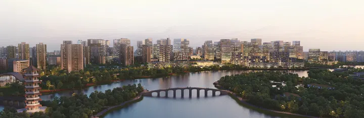 Artist’s impression of Jurong Lake District in the URA Draft Master Plan 2025.