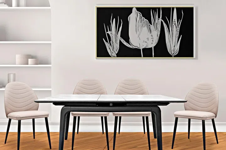 Modern style conceptual interior empty room 3d illustration