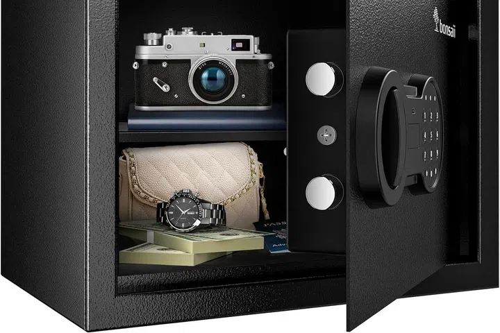 Bonsaii Safe, 0.6 Cubic Safe Box with Electronic Keypad, $117