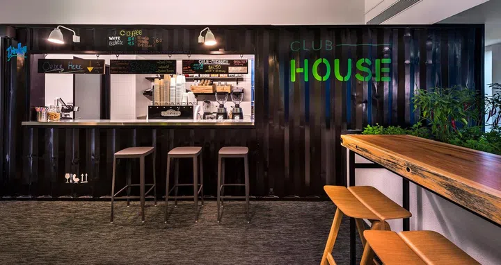 club house, bw furniture, check out, chinatown, workspace