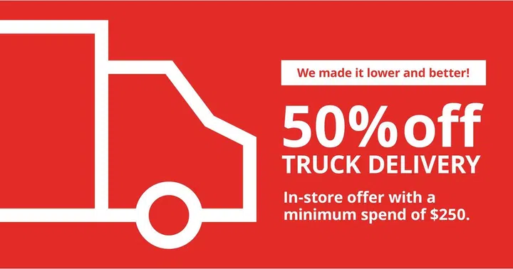 IKEA Hari Raya 50 per cent off truck deliveries promotion with minimum spend $250