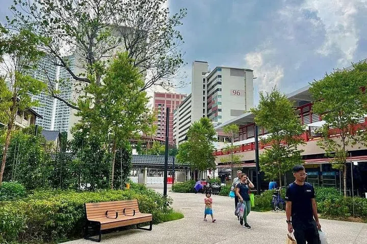 The neighbourhood centre in Toa Payoh Palm Spring.
