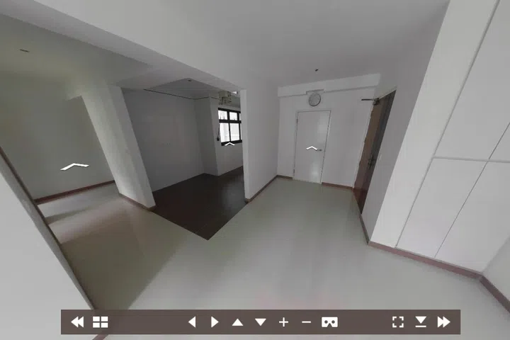 Virtual tour of a 3-room flat in Woodleigh Hillside BTO.