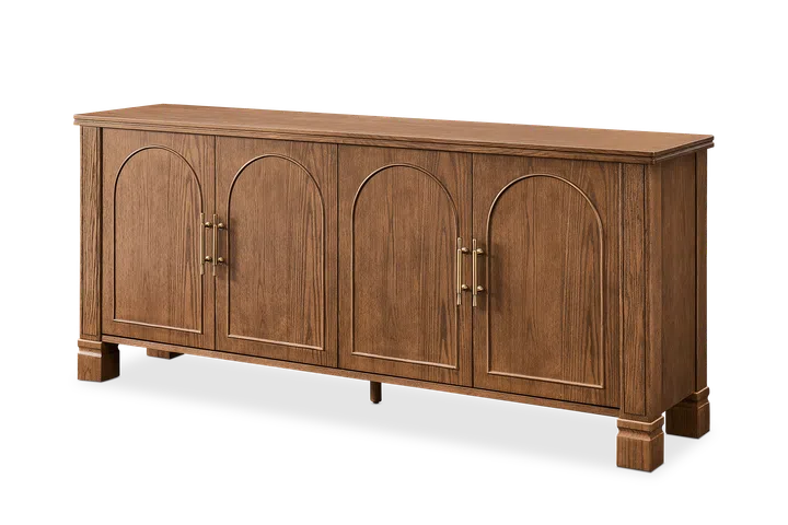 Castlery Tan France Rava sideboard (180cm). Also comes in a 200cm TV console variant.