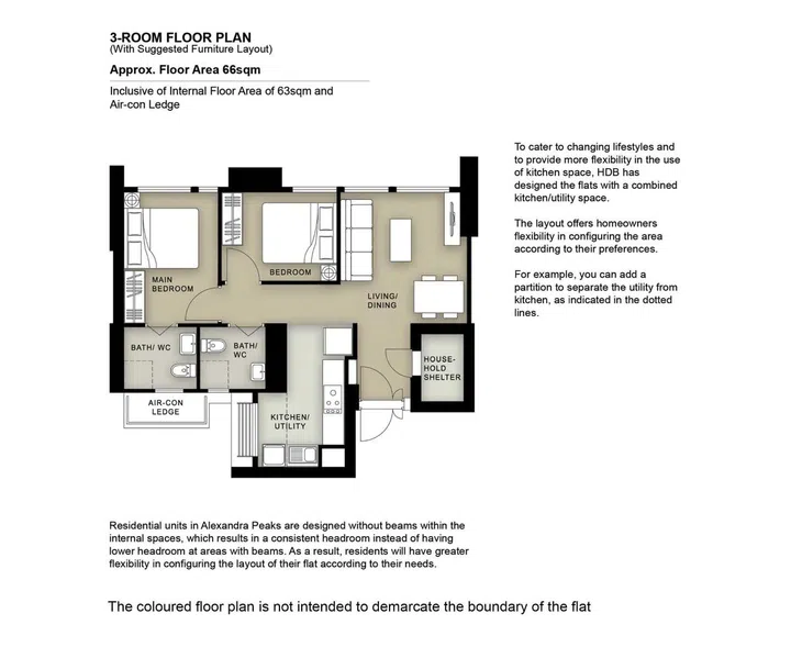 Alexandra Vista suggested floorplan