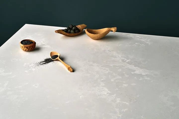 4011 Cloudburst Concrete from Caesarstone's Metropolitan Collection.