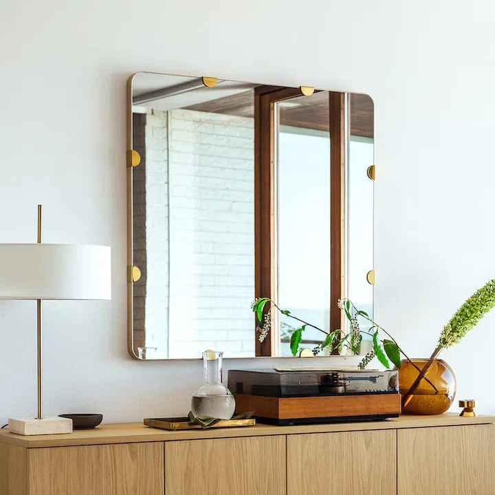 IKEA STOCKHOLM 2025 Oak Veneer Mirror by Ola Wihlborg, $179