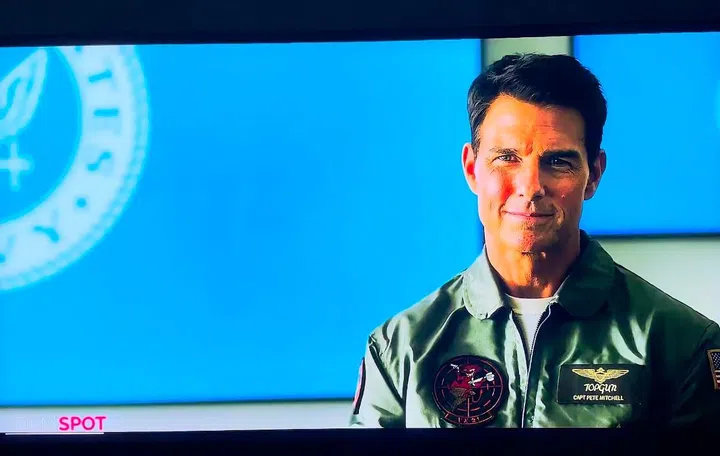 Our test video is clear enough to see all the lines on Tom Cruise's face. If you thought 4K shows a lot of detail, 8K reveals a little too much, sometimes.