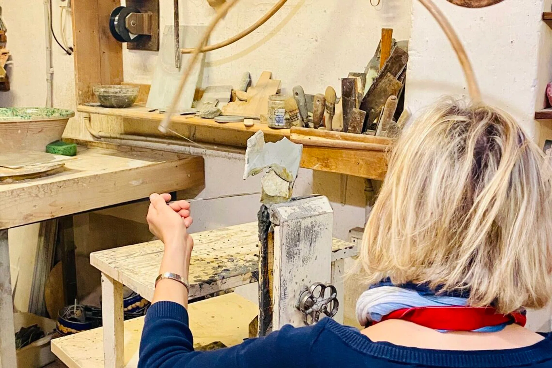 Sunflorence Tour’s Florentine Artisans Workshop tour.