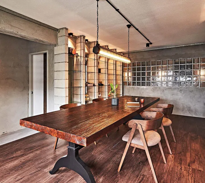 House Tour: $120k Industrial Reno for a 50-year-old 5-Room HDB in Geylang Bahru