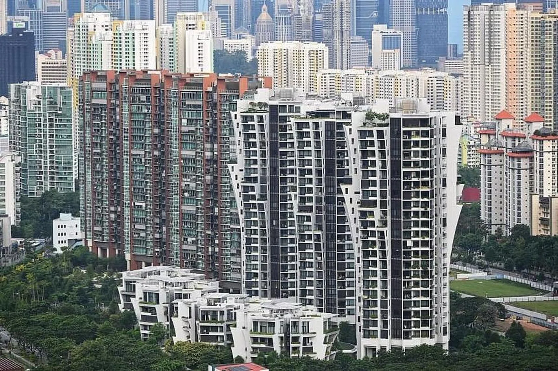 HDB buildings in Singapore