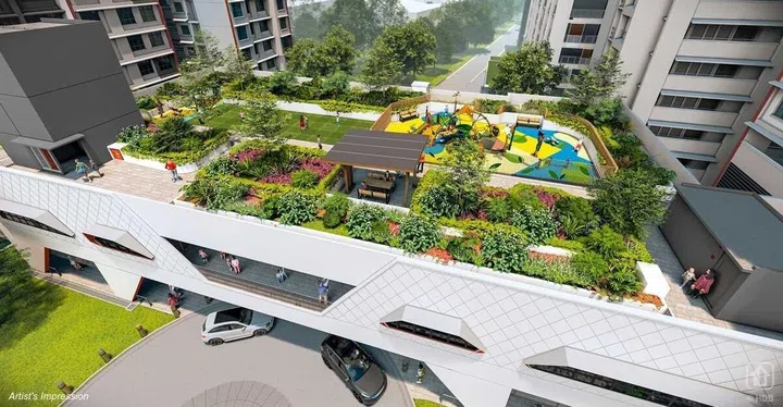 Artist's impression of Alexandra Vista HDB BTO, launched in the July 2025 HDB BTO sales exercise.