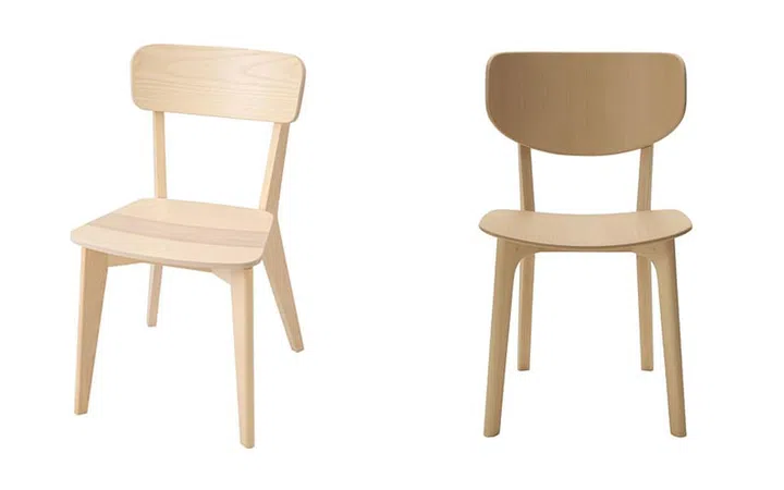IKEA LISABO Chair (left) vs the Maruni Roundish Chair (right)