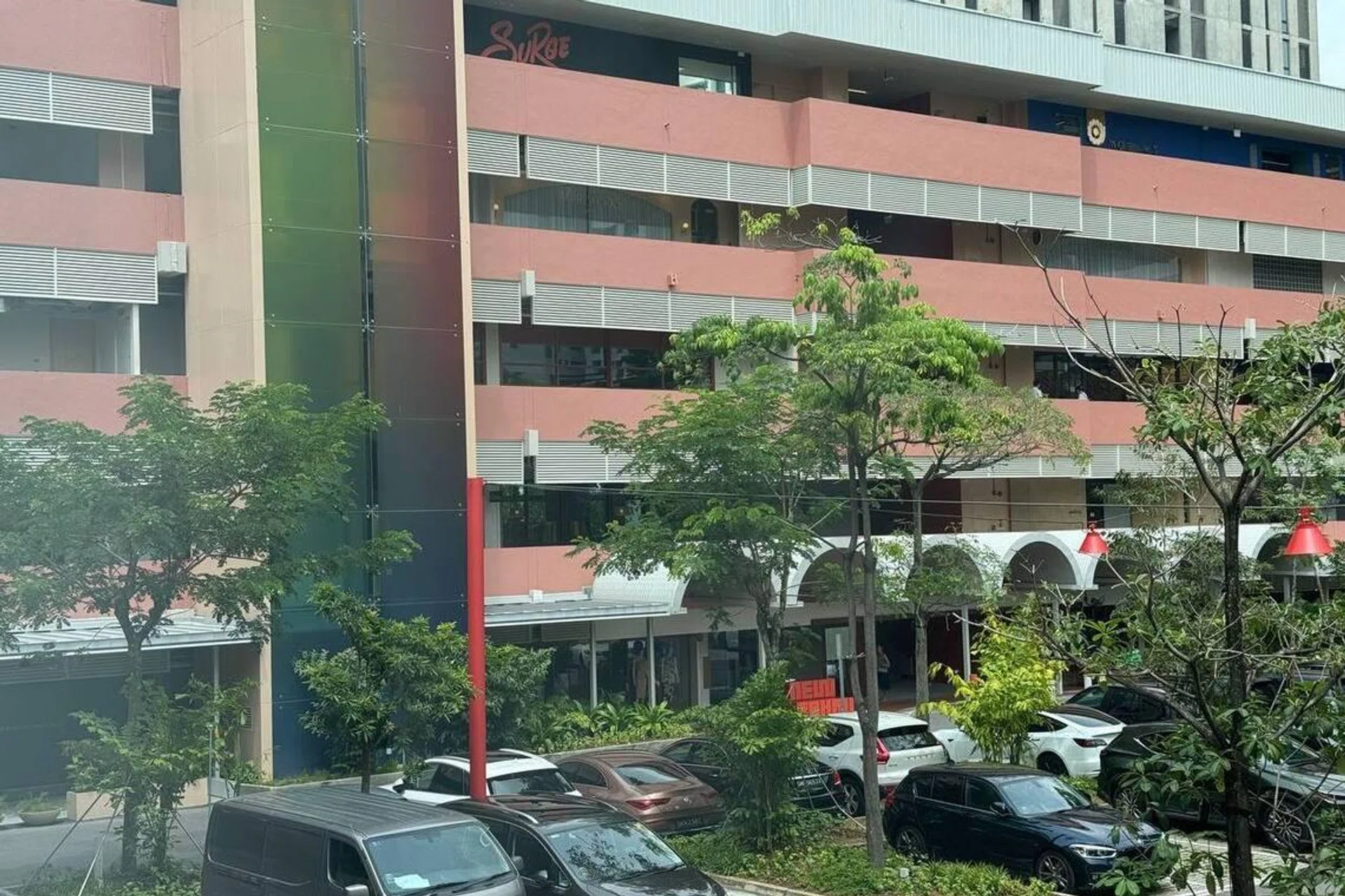 View of the New Bahru compound from my 1-bedroom suite within Alma House.