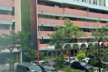 View of the New Bahru compound from my 1-bedroom suite within Alma House.