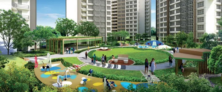 Artist's impression of Tampines Green Bloom.