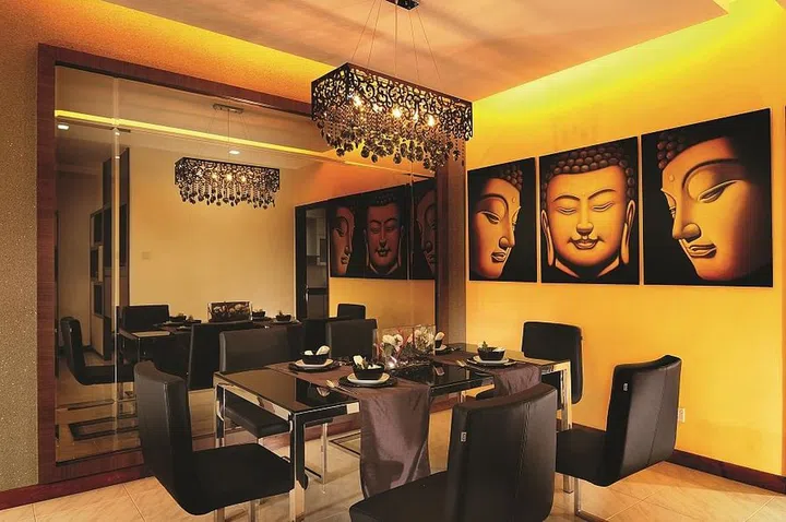 dining room, home and decor, nippon paint, chinese zodiac, colour, feng shui