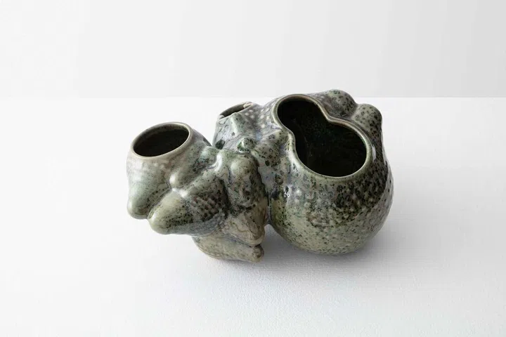 Forma Rosa Studio Botryoidal Planter in ceramic and glazework, $799 from Sol Luminaire Singapore