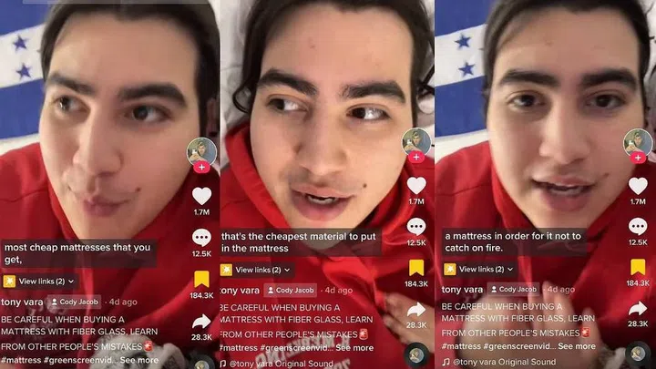 Fiberglass Mattress Saga on Tiktok: 7 Things you need to know about the dangers (Photo Tiktok)