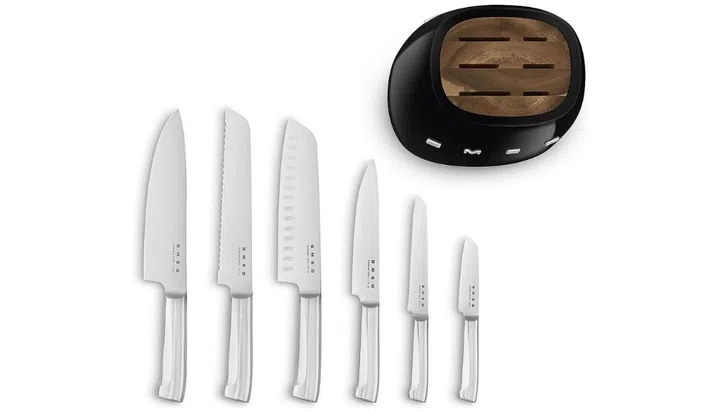A stylish 6-piece knife set