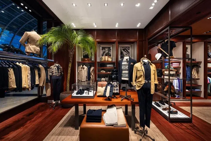 Sitting beside the first Ralph’s Coffee cafe in Singapore is the brand’s latest store, which houses its upscale Men’s Purple Label and Women’s Collection ranges. Credit: Ralph Lauren