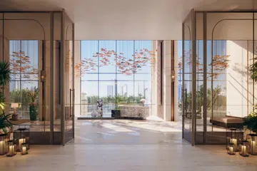 Ground floor entrance to the upcoming Rixos Al Reem Residences in Abu Dhabi, UAE (completion in 2029).