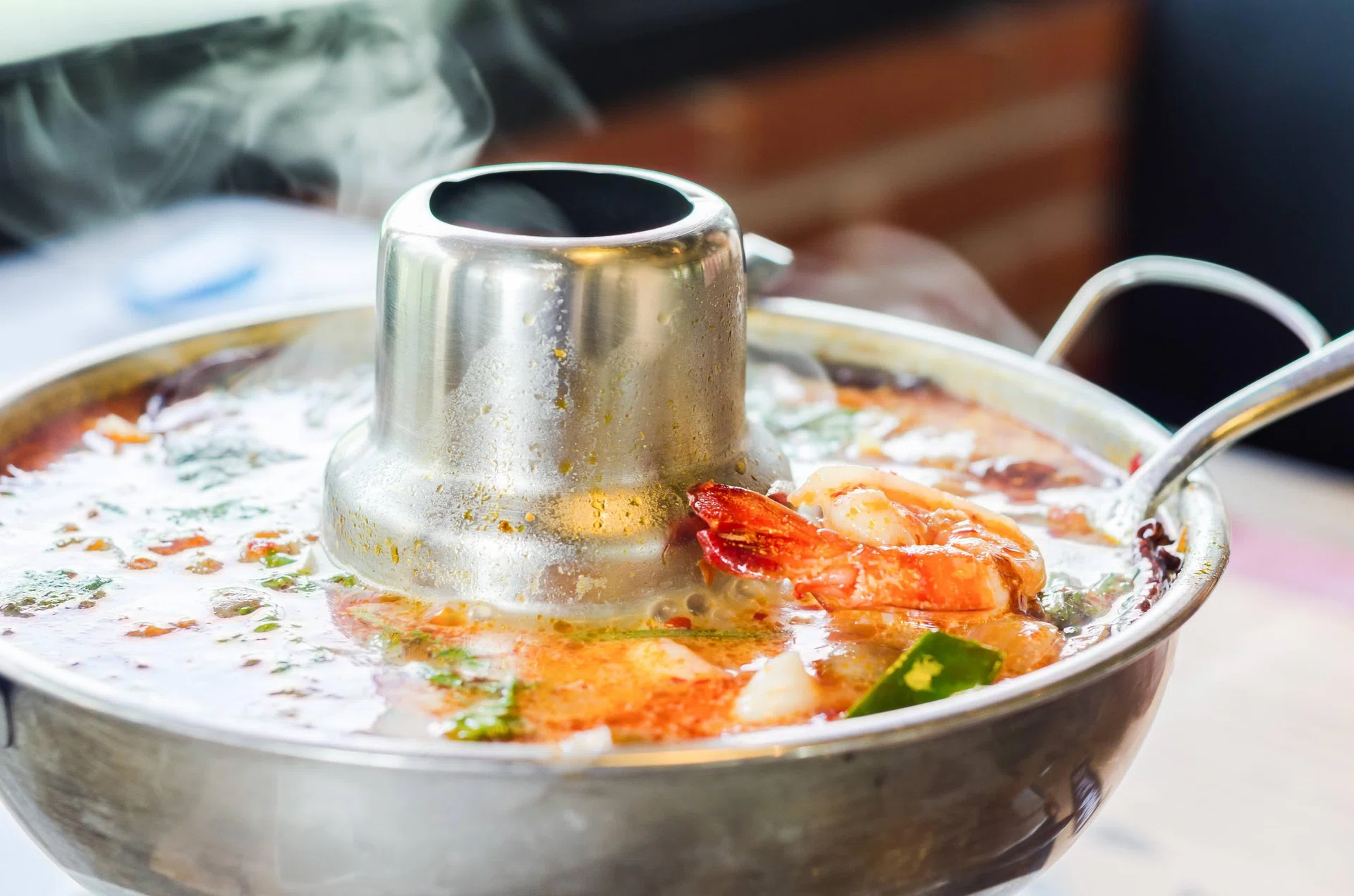 tom yum goong steamboat pot